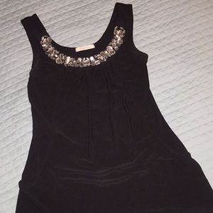 Charlotte Russe black rhinestone blouse